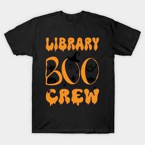 Library Boo Crew Halloween 2023 Funny Tshirt